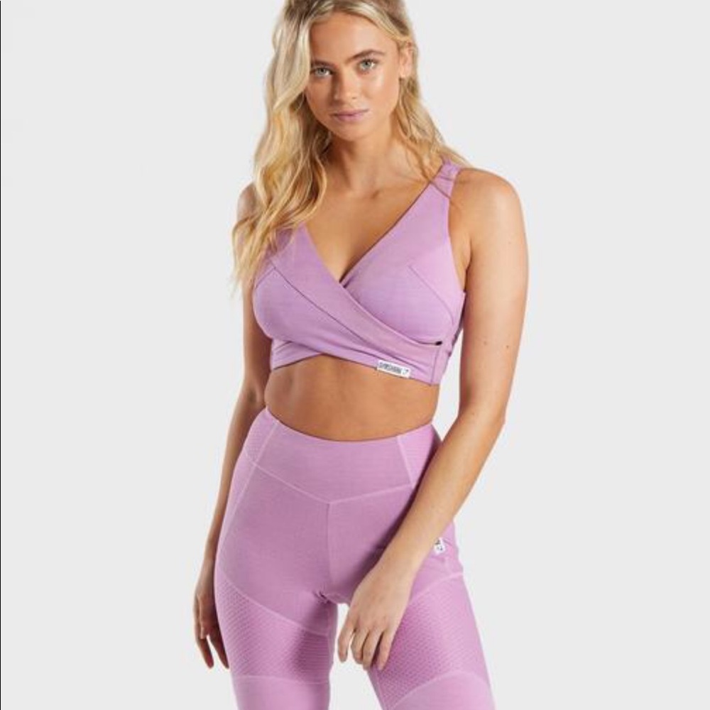 True texture gymshark pink leggings